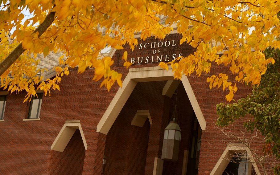 School of Business Exterior, Winter