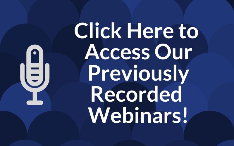 Previously Recorded Webinars
